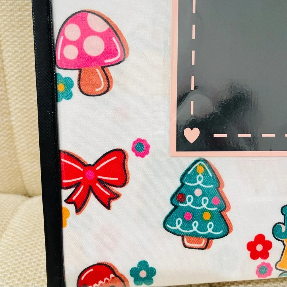 Betsey Johnson Full 6 Piece Sheet Set Gingerbread Mushroom Holiday Christmas NEW